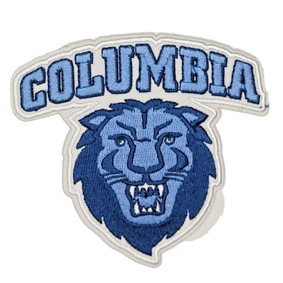 Unbranded Other - Columbia University LionsTeam Logo Embroidered 3in Iron / Sew-On Patch